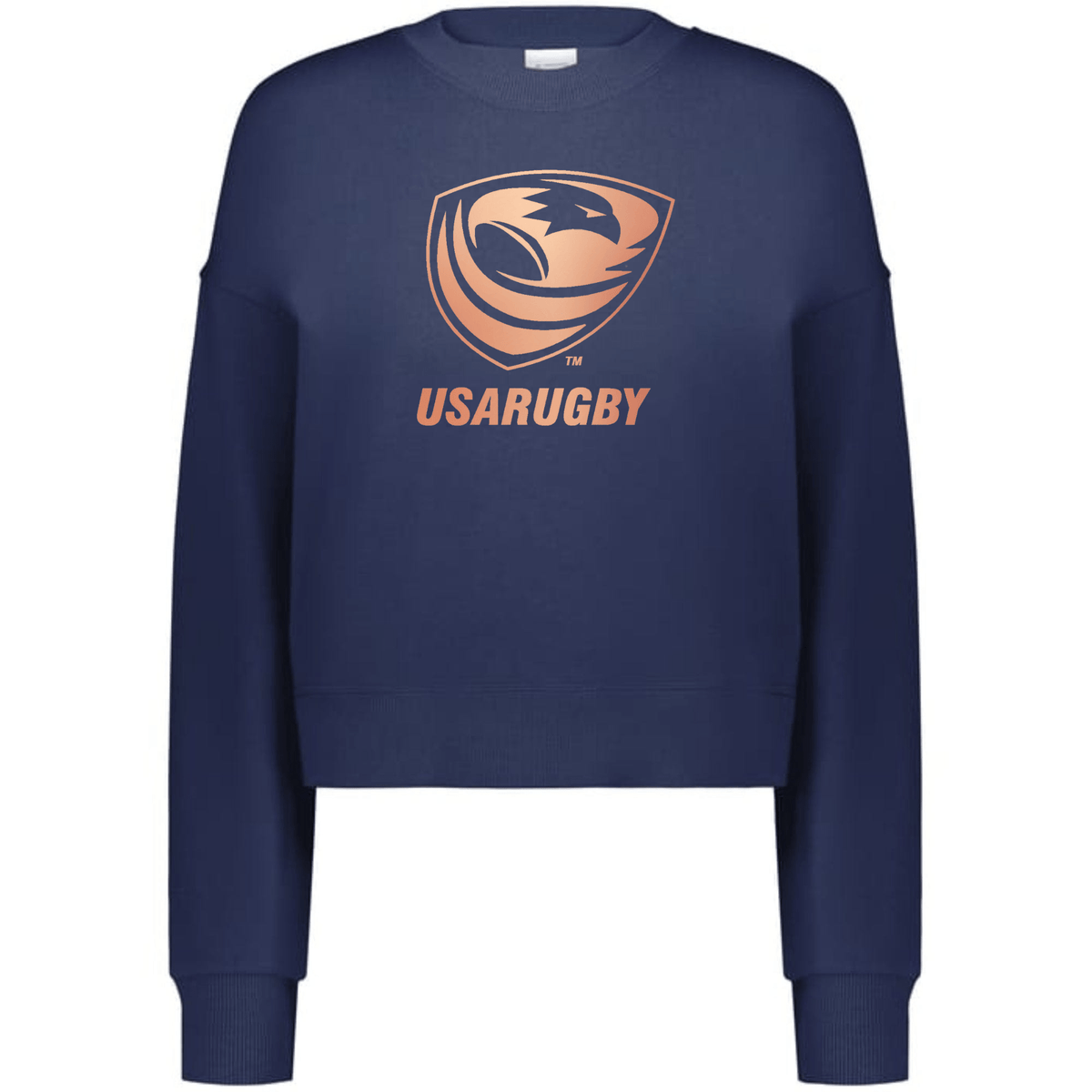 American Football Rugby Ball Print Pattern Women's Sweatshirt