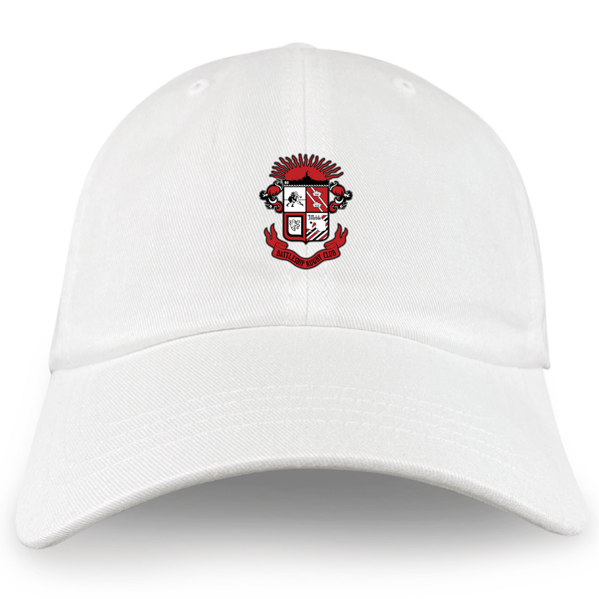 Battleship Rugby Club Adult Low-Profile Cotton Twill Dad Cap