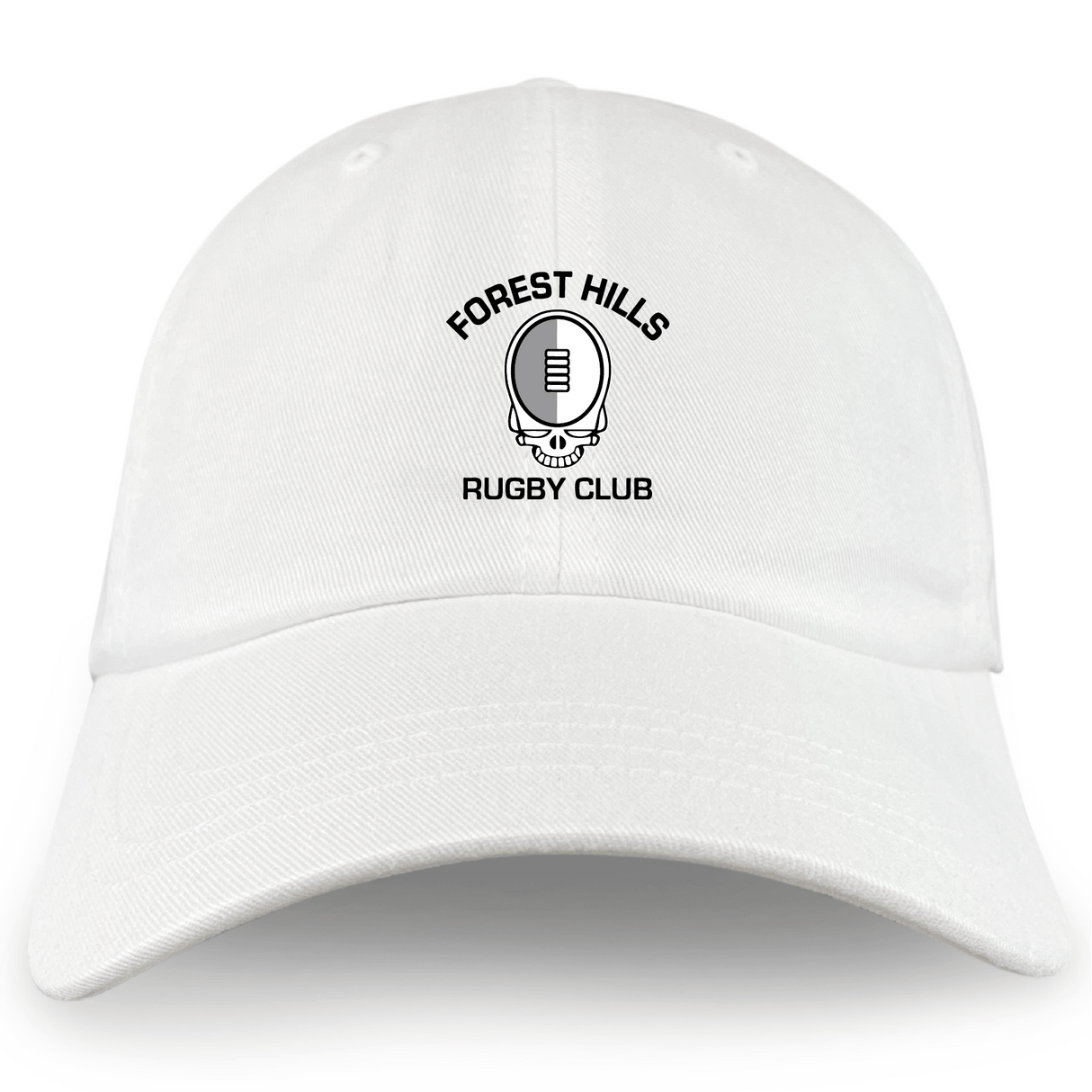 Forest Hills Rugby Adult Low-Profile Cotton Twill Dad Cap