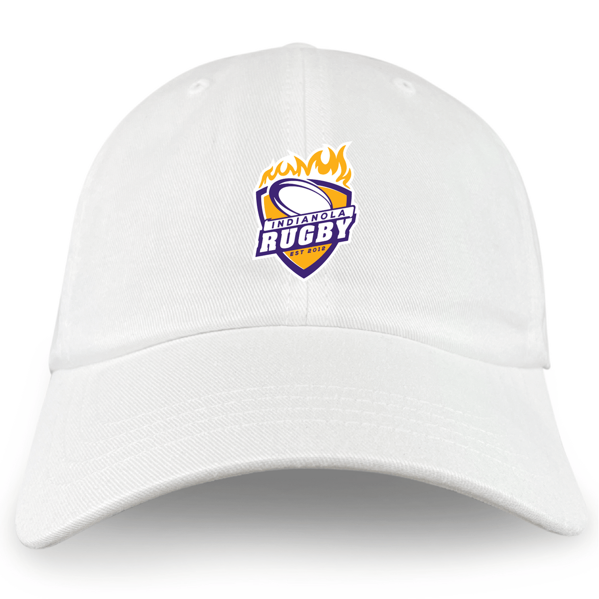 Indianola Rugby Adult Low-Profile Cotton Twill Dad Cap