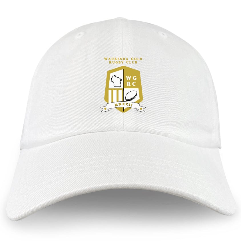 Waukesha Gold Rugby Adult Low-Profile Cotton Twill Dad Cap