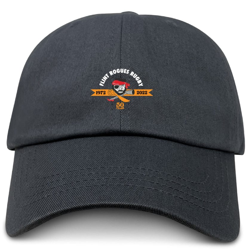 Flint Rogues Adult Low-Profile Cotton Twill Dad Cap