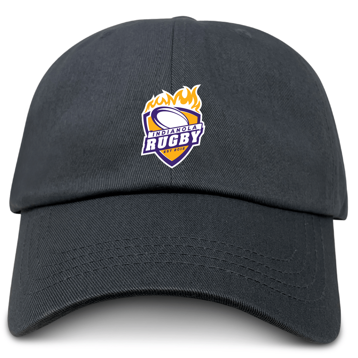 Indianola Rugby Adult Low-Profile Cotton Twill Dad Cap