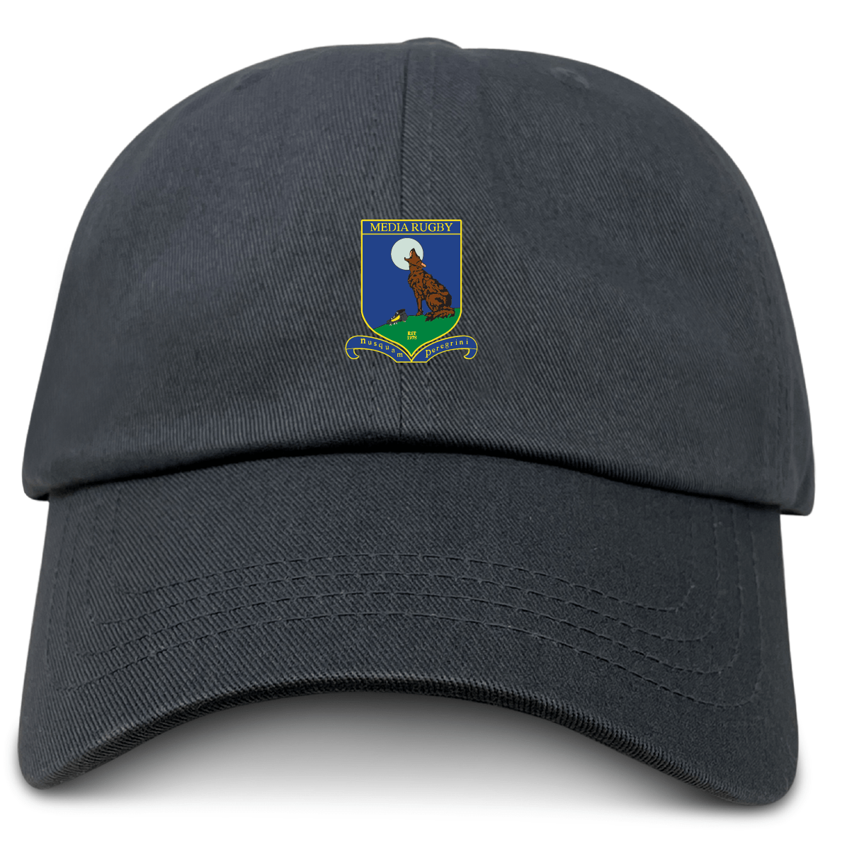 Media Rugby Adult Low-Profile Cotton Twill Dad Cap
