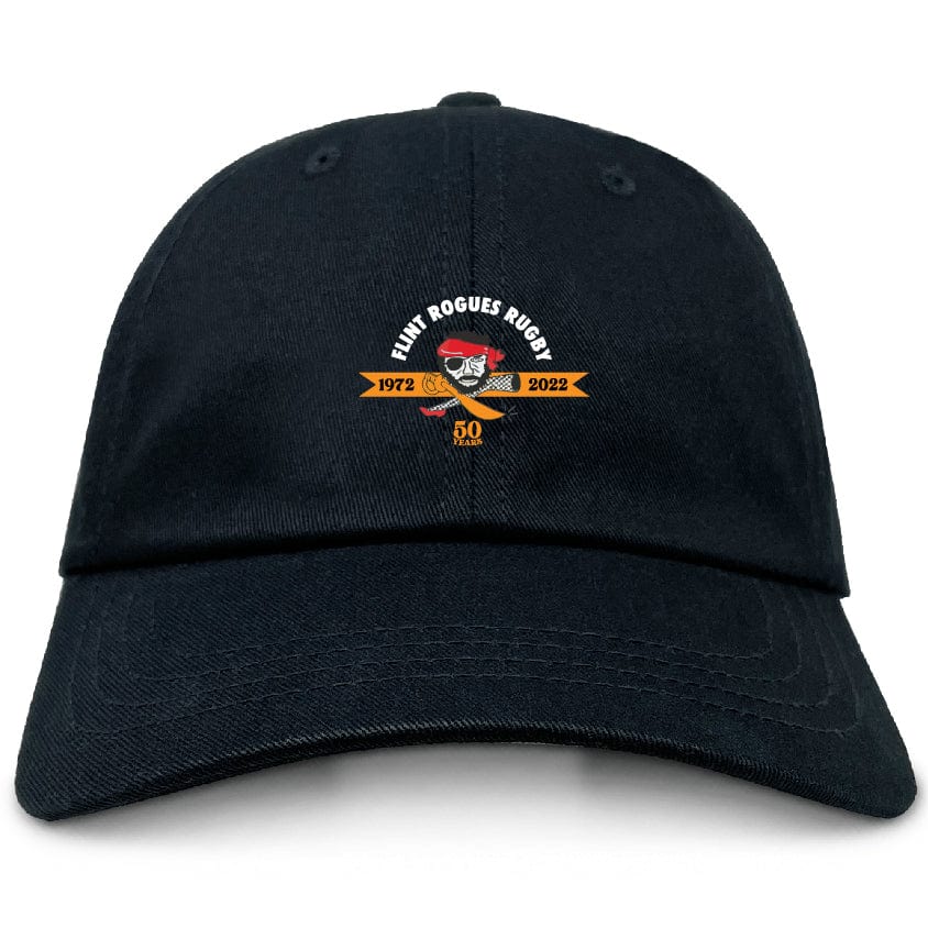 Flint Rogues Adult Low-Profile Cotton Twill Dad Cap