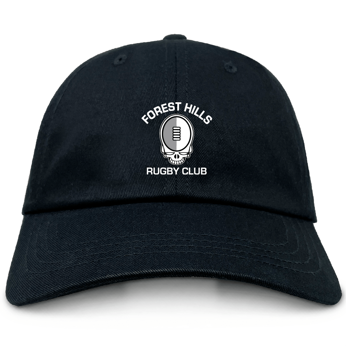 Forest Hills Rugby Adult Low-Profile Cotton Twill Dad Cap