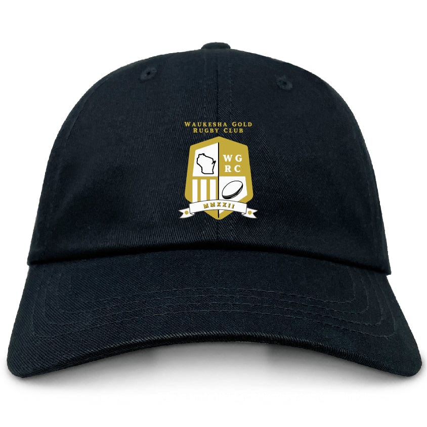 Waukesha Gold Rugby Adult Low-Profile Cotton Twill Dad Cap