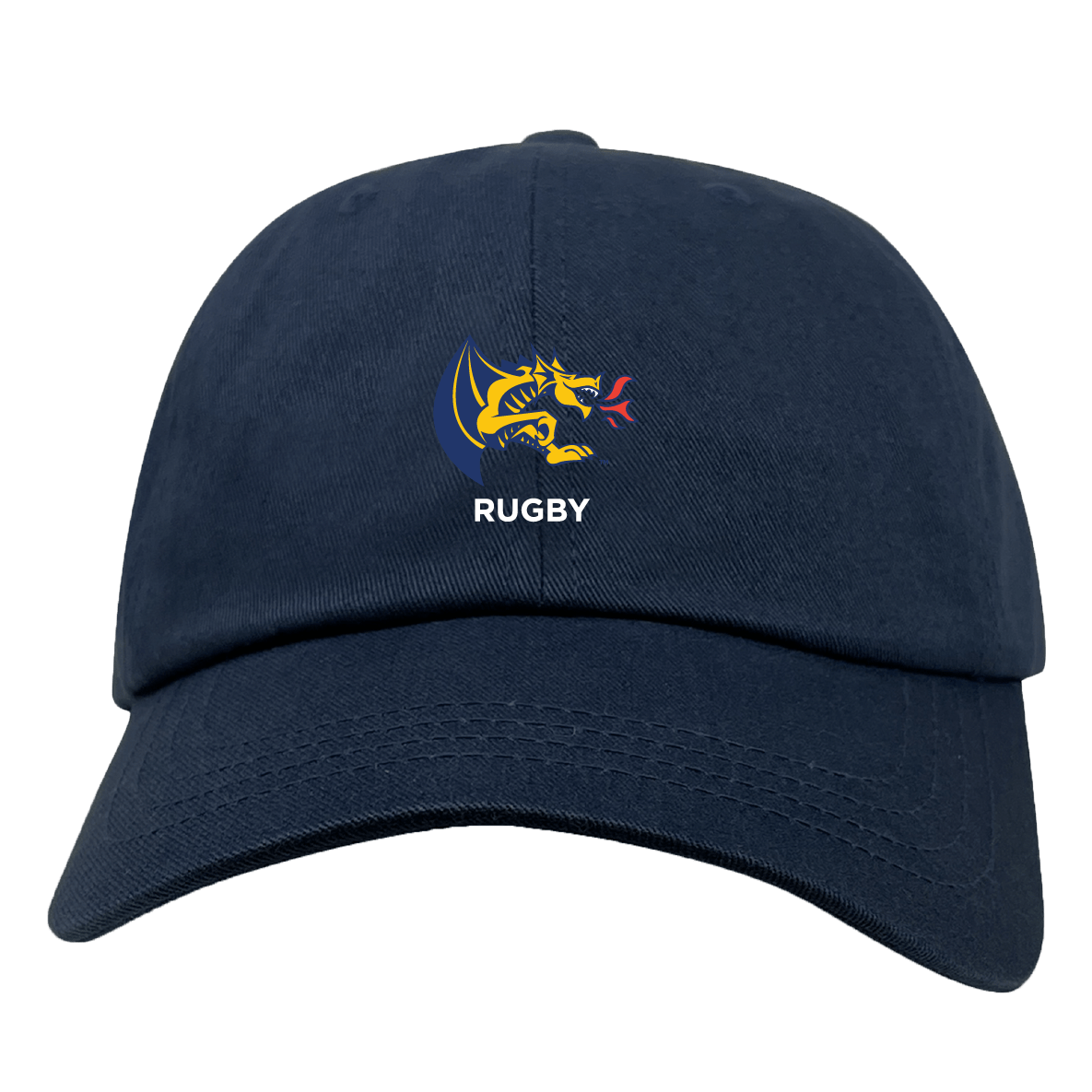 Drexel Rugby Adult Low-Profile Cotton Twill Dad Cap