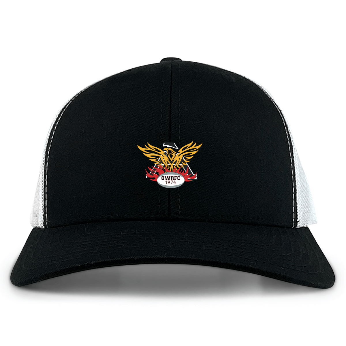 Atlanta Old White Rugby Retro Trucker Cap