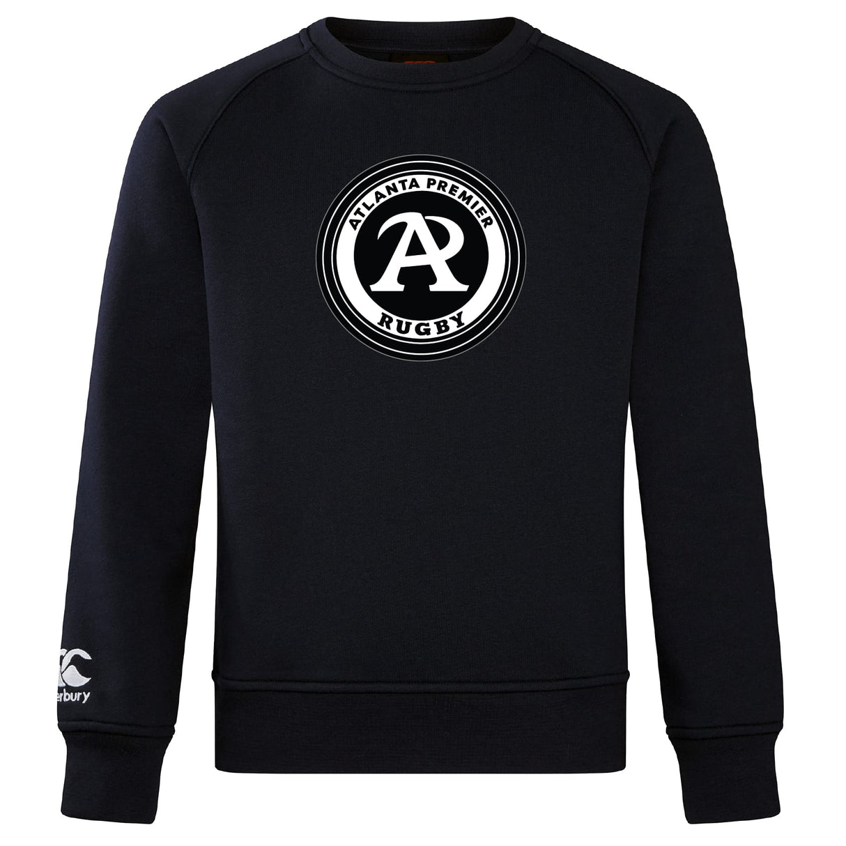 The Atlanta Premier Rugby Club Crew Sweatshirt by Canterbury features the team logo on the chest and an embroidered CCC logo on the lower left sleeve. Ultra soft, this WRS Canterbury sweatshirt is perfect for fans.