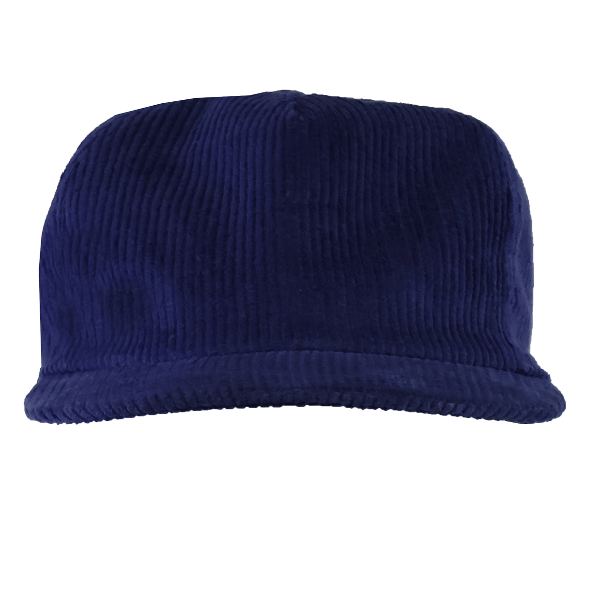The Weld Corduroy Field Trip Hat is shown from the front in blue corduroy fabric against a white background, highlighting its vintage workwear-inspired style.