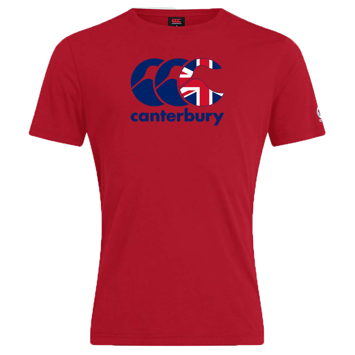 The WRS Canterbury Great Britain CCC Flag Club T-Shirt is highlighted by the iconic logo featuring a British flag design.
