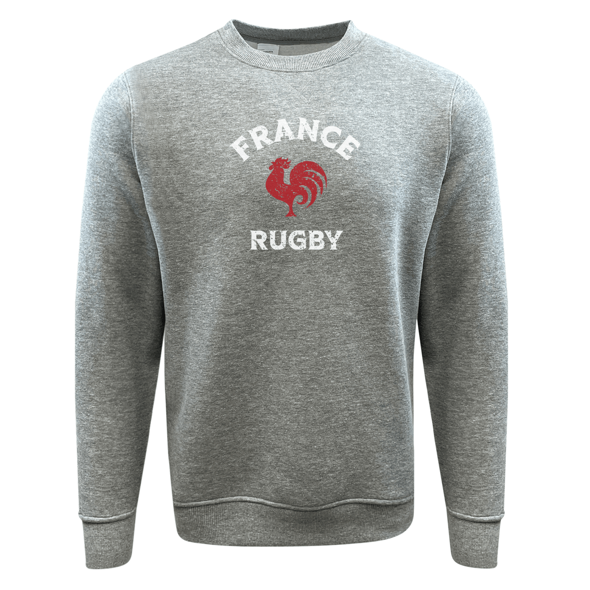 A Nations of Rugby France Rugby Fleece Crewneck Sweatshirt by WRS Augusta for rugby enthusiasts.
