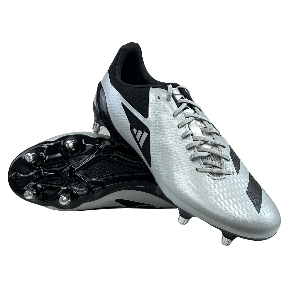 adidas Adizero RS15 Pro FG Rugby Cleats - White | Rugby Now