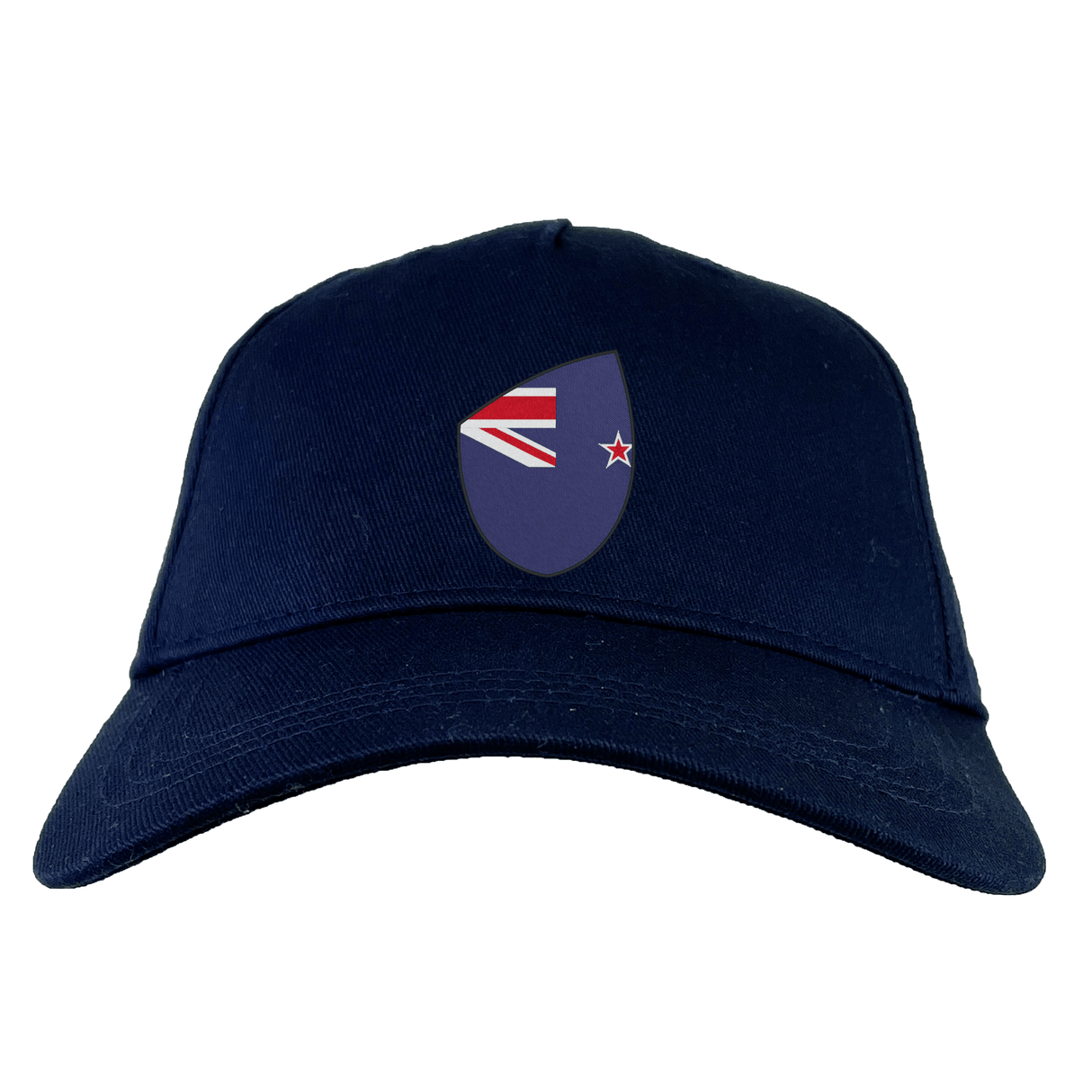 Just In: The New Zealand Shield Flex Drill Cap by EMB Canterbury showcases a vivid New Zealand Shield logo with the flag on the front.