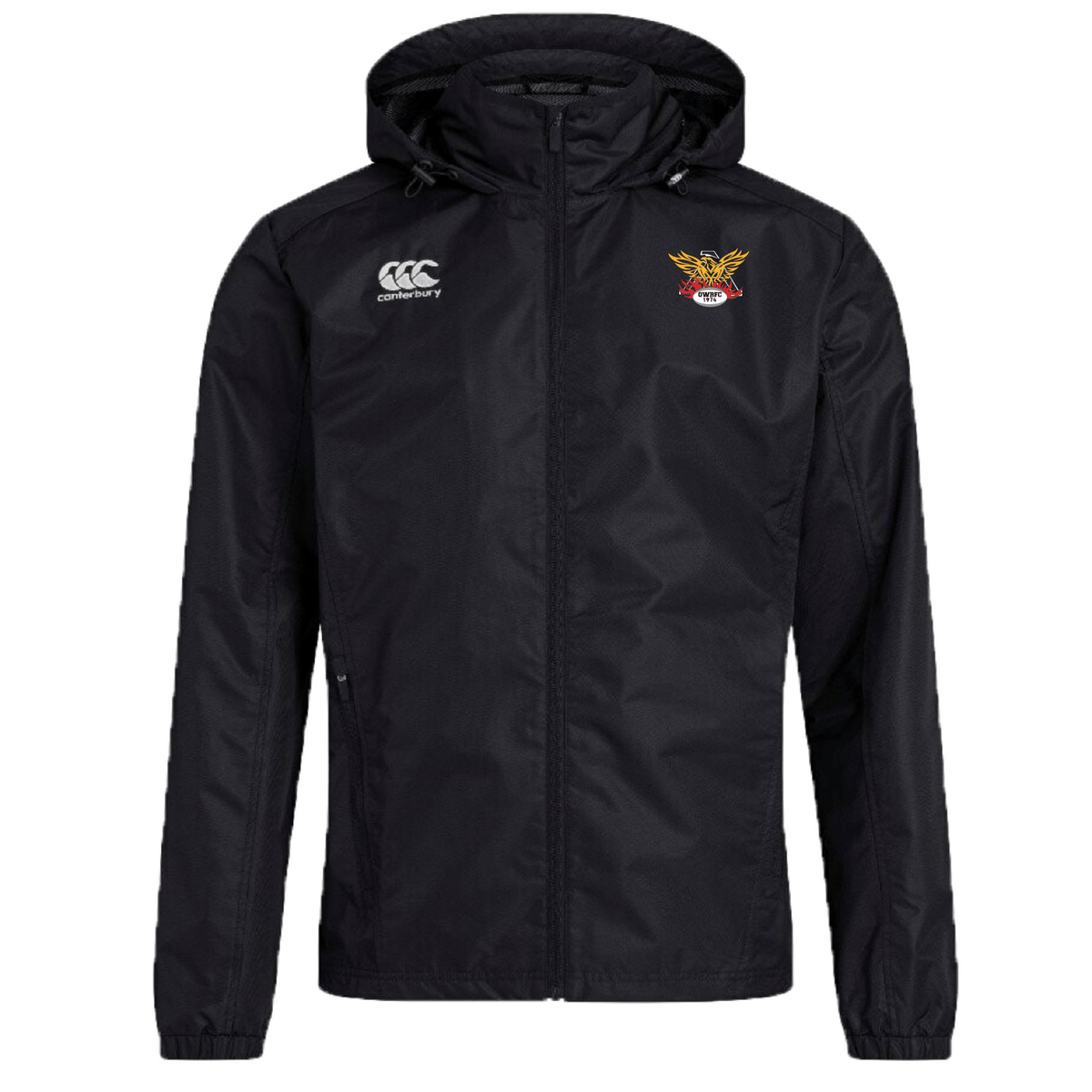Atlanta Old White Rugby Club Vaposhield Full Zip Rain Jacket by Canterbury