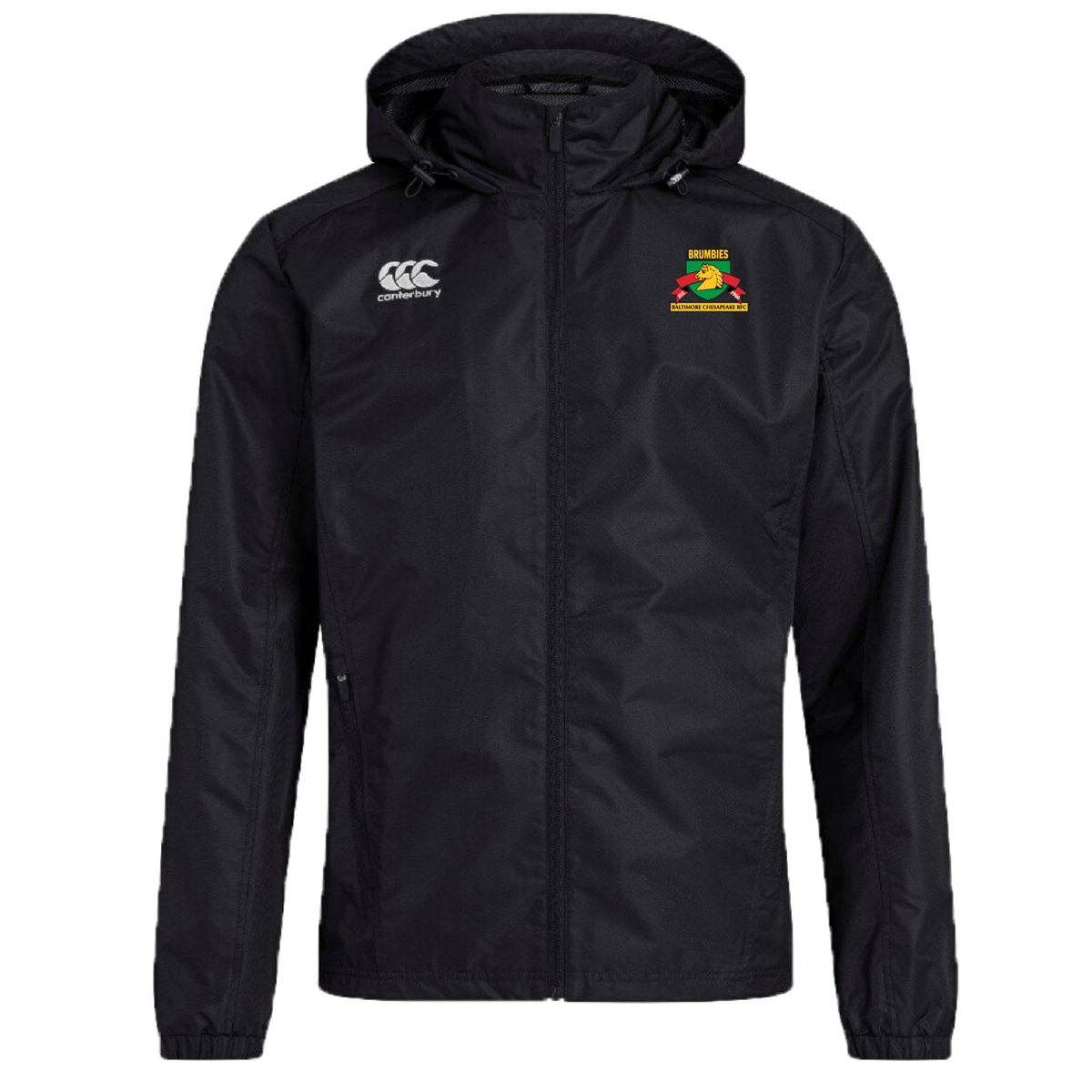 Baltimore Chesapeake Brumbies Club Vaposhield Full Zip Rain Jacket by Canterbury