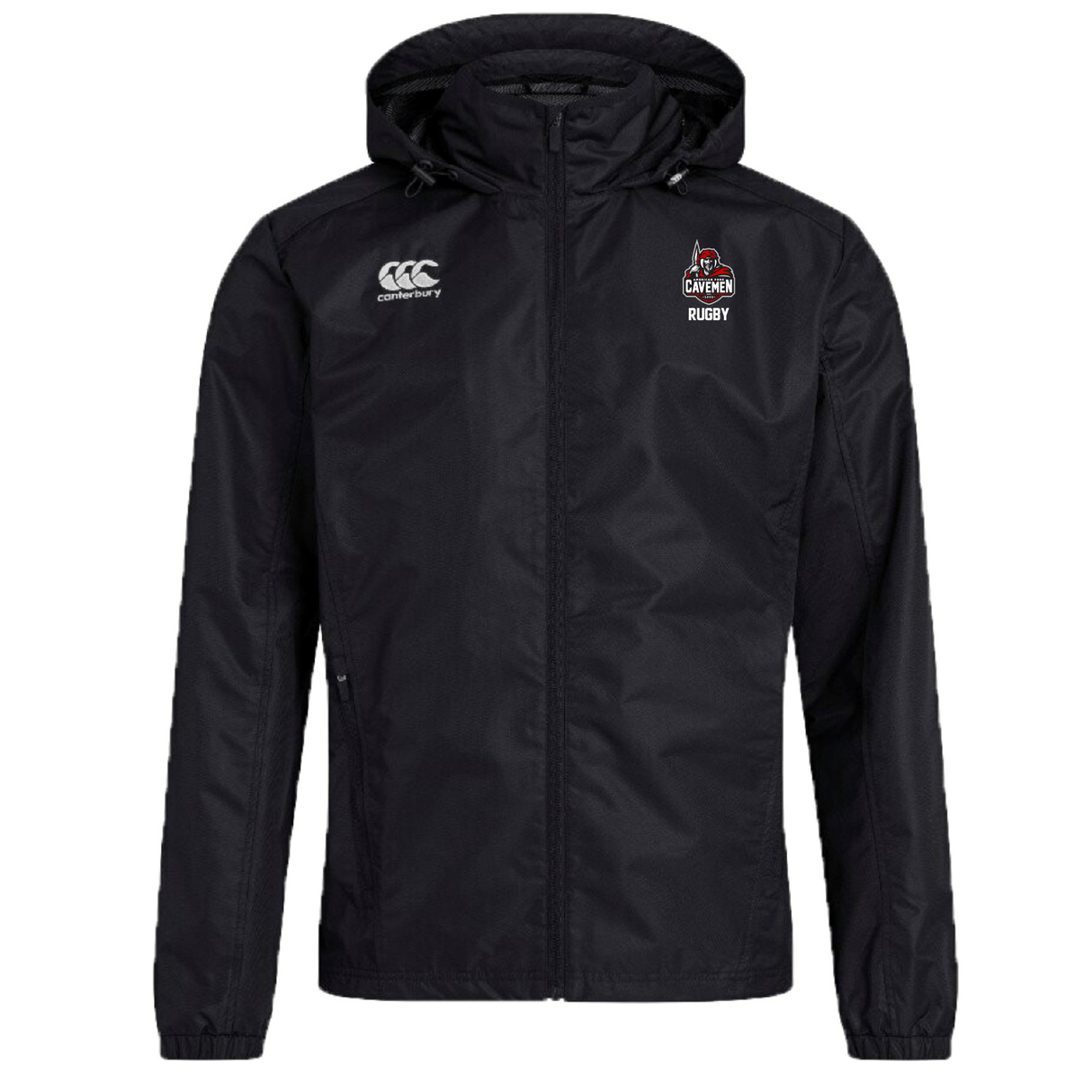 American Fork Cavemen Club Vaposhield Full Zip Rain Jacket by Canterbury