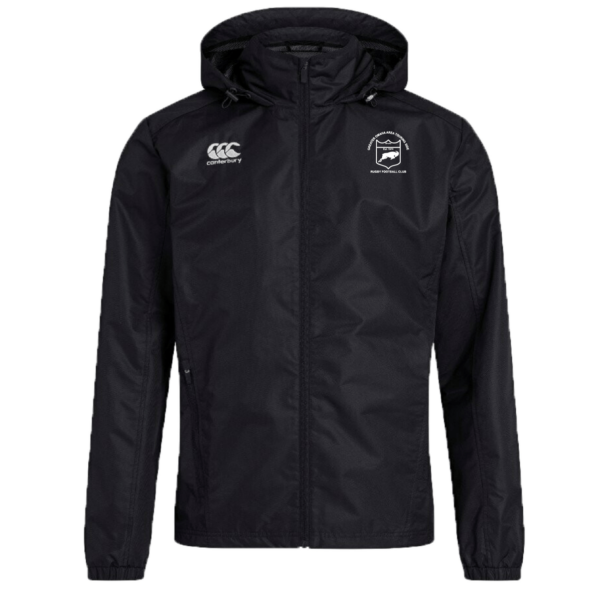 Omaha GOATS Rugby Club Vaposhield Full Zip Rain Jacket by Canterbury