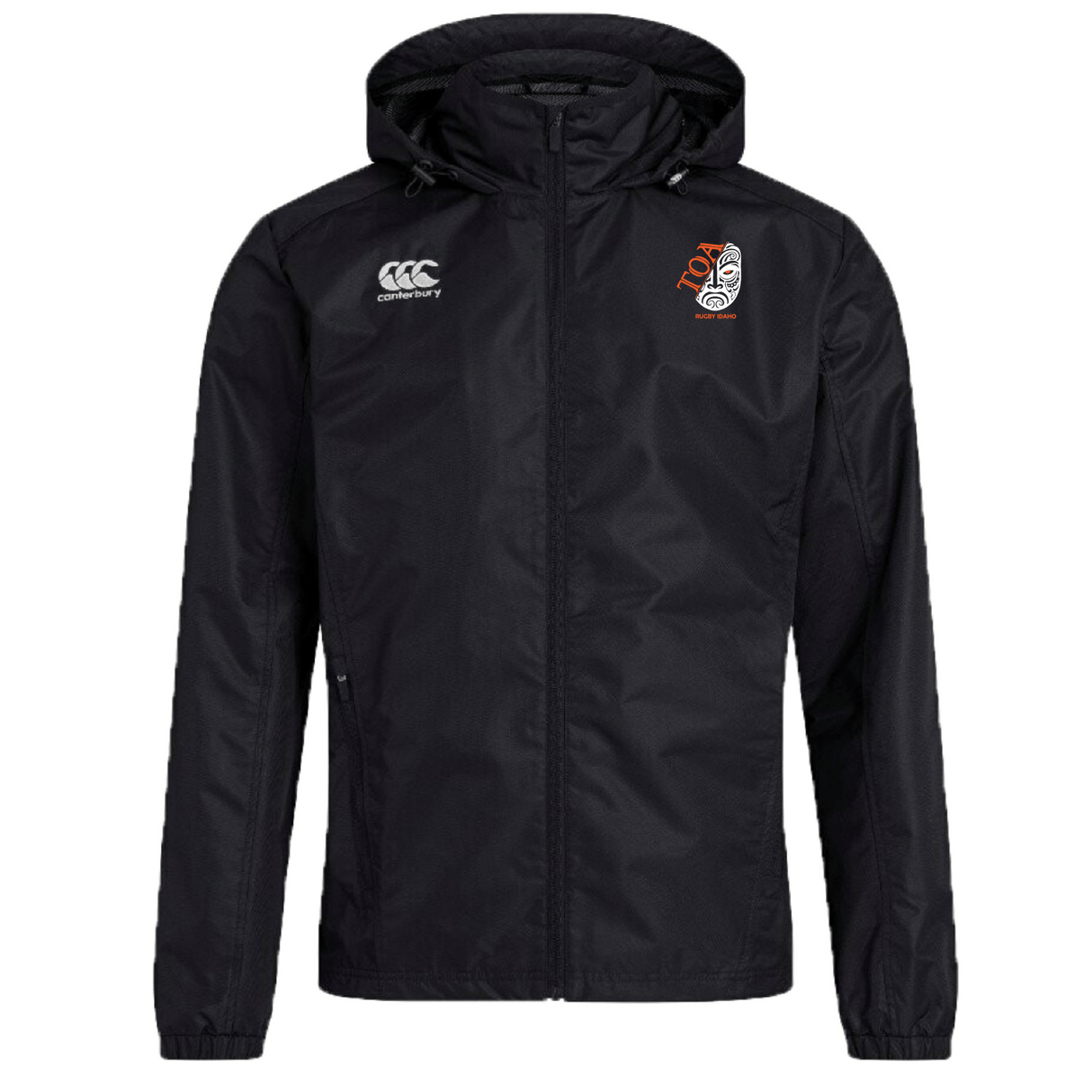 Toa Rugby Idaho Club Vaposhield Full Zip Rain Jacket by Canterbury