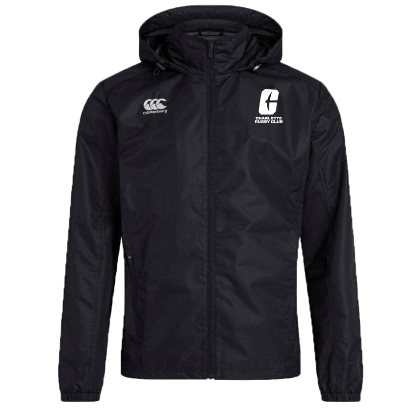 UNC Charlotte Club Vaposhield Full Zip Rain Jacket by Canterbury