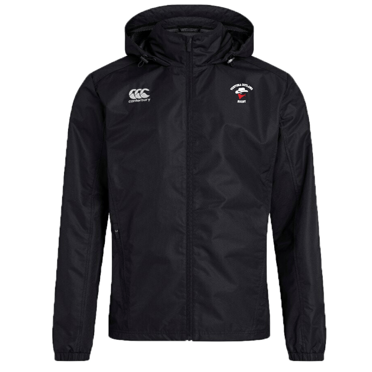 Ventura Outlaws Rugby Club Vaposhield Full Zip Rain Jacket by Canterbury