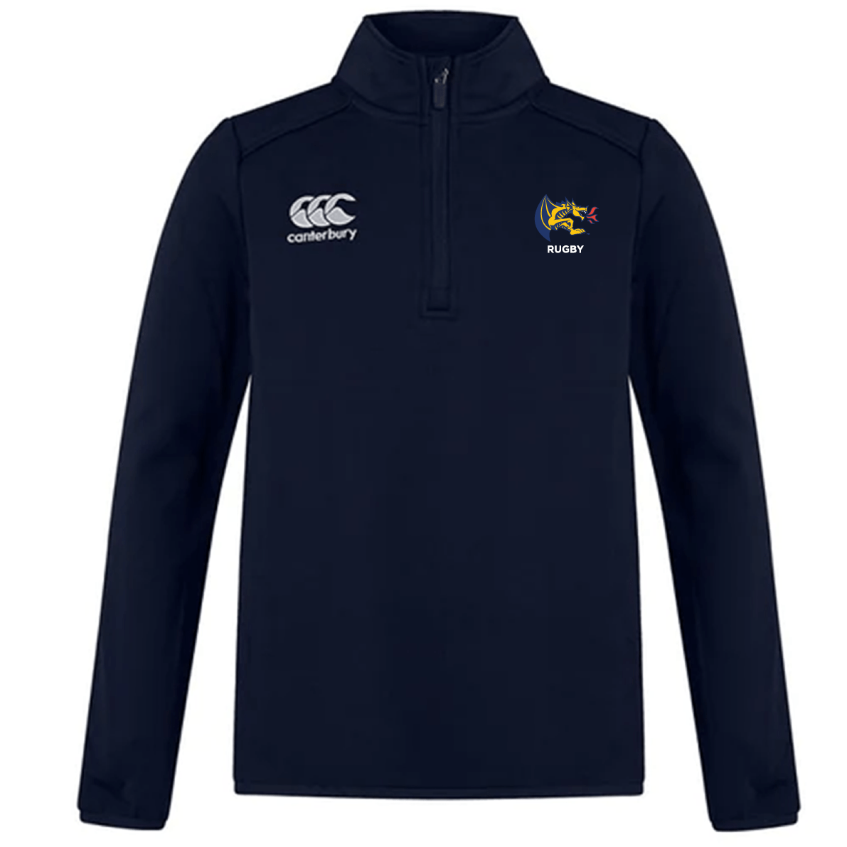 Drexel Rugby Club 1/4 Zip Mid Layer Training Top by Canterbury
