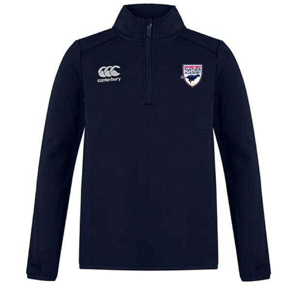 Panther Rugby Academy Club 1/4 Zip Mid Layer Training Top by Canterbury