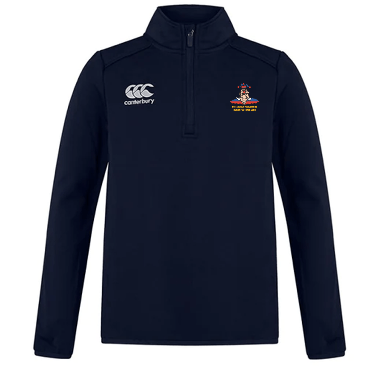 Pittsburgh Harlequins Rugby Club 1/4 Zip Mid Layer Training Top by Canterbury