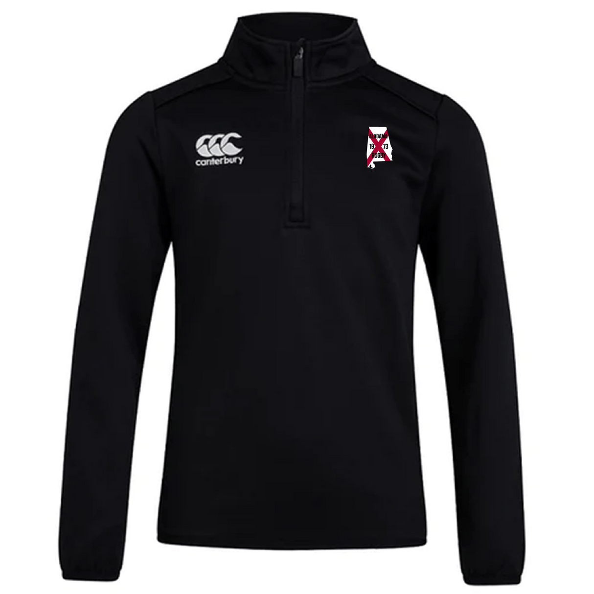 University of Alabama Rugby Club 1/4 Zip Mid Layer Training Top by Canterbury