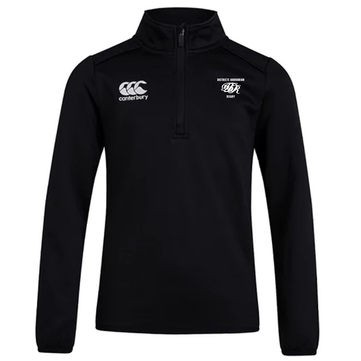 Districts Barbarian RFC Club 1/4 Zip Mid Layer Training Top by Canterbury