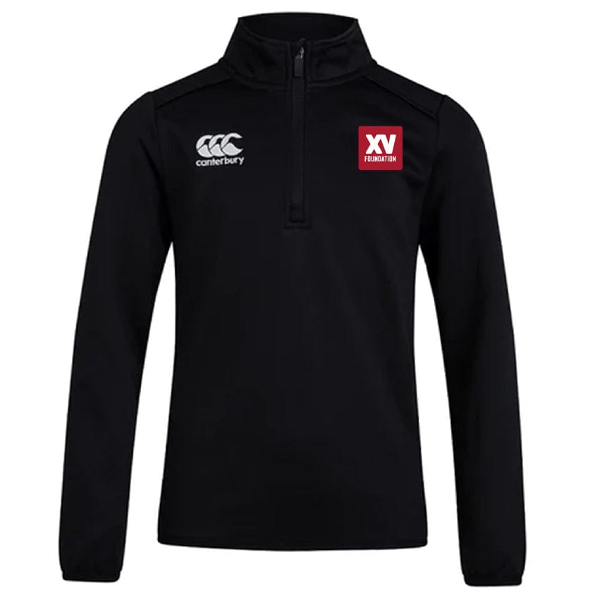 XV Foundation Club 1/4 Zip Mid Layer Training Top by Canterbury