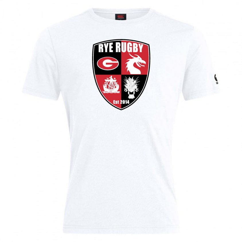 Rye High School Rugby Club Plain Tee by Canterbury