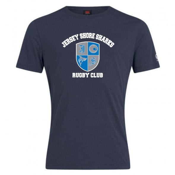 Jersey Shore Sharks Club Plain Tee by Canterbury