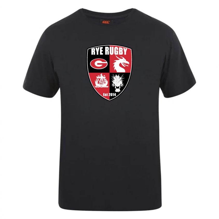 Rye High School Rugby Club Plain Tee by Canterbury