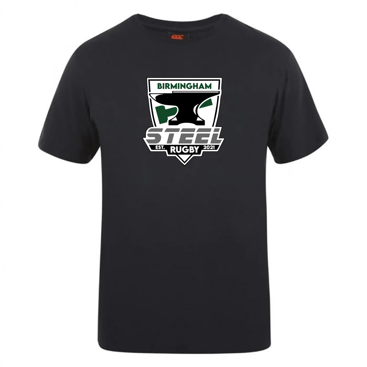 Birmingham Steel Rugby Club Plain Tee by Canterbury