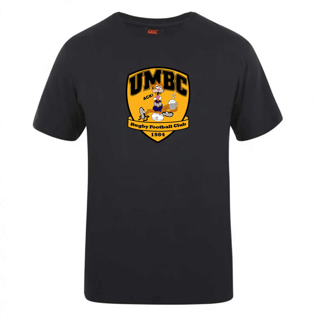 University of Maryland Baltimore County Rugby Club Plain Tee by Canterbury