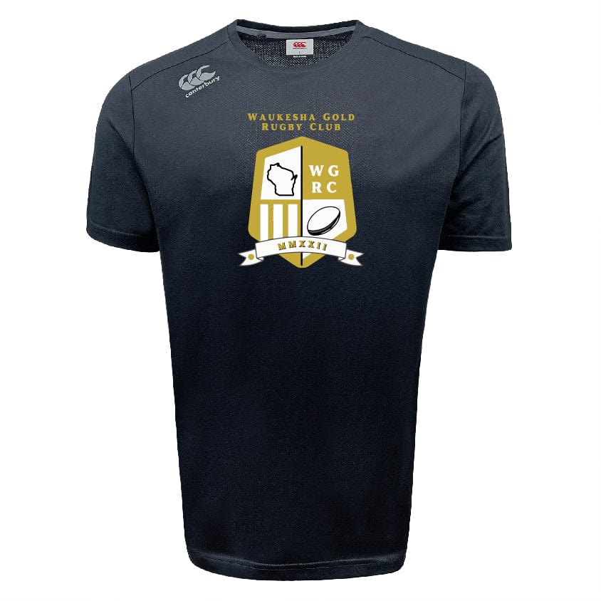 Waukesha Gold Rugby Tempo Vapodri T-Shirt by Canterbury
