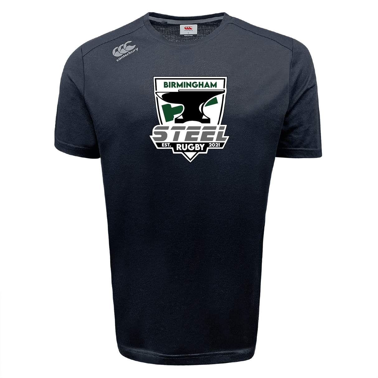 Birmingham Steel Rugby Tempo Vapodri T-Shirt by Canterbury
