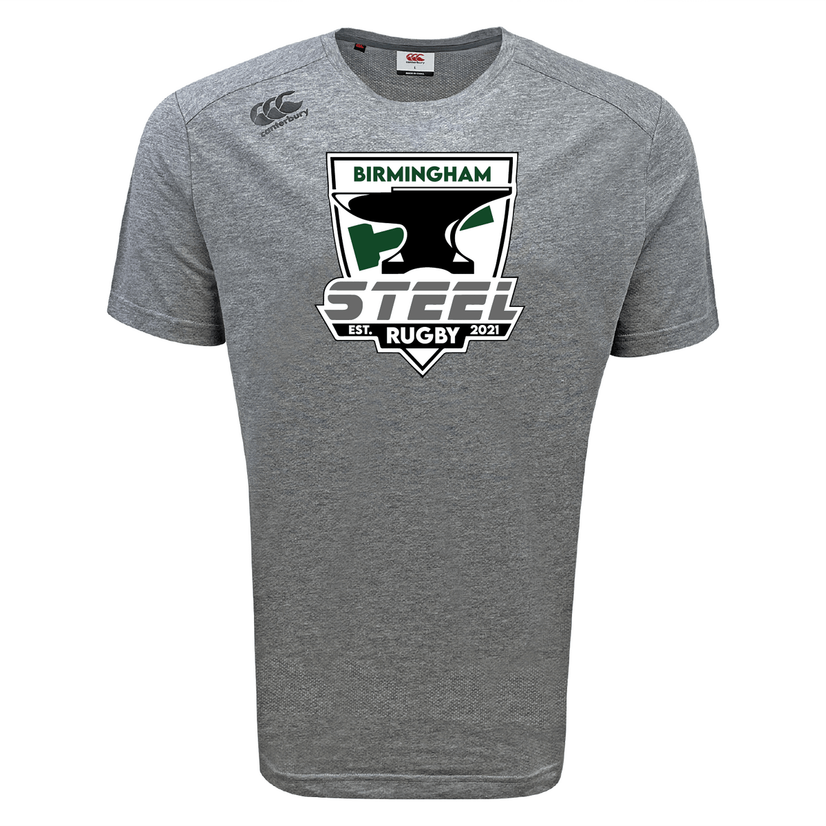 Birmingham Steel Rugby Tempo Vapodri T-Shirt by Canterbury