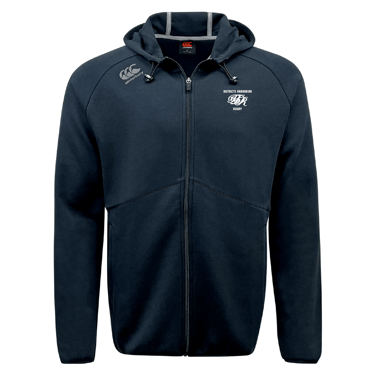 Districts Barbarian RFC Tempo Vapodri Full-Zip Hoodie by Canterbury