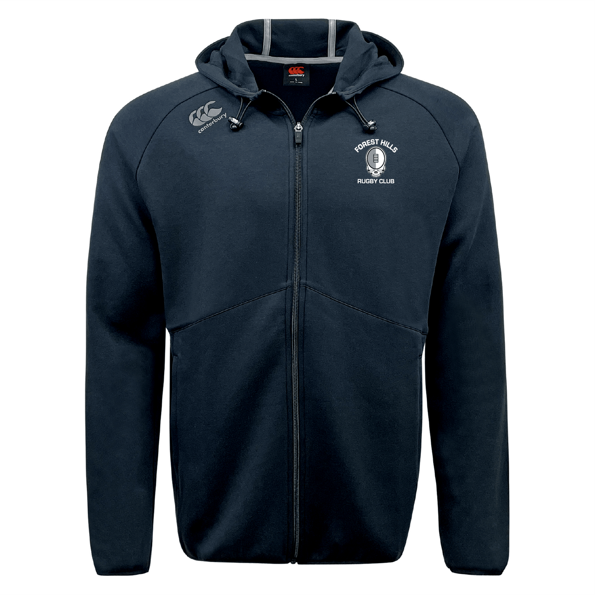 Forest Hills Rugby Tempo Vapodri Full-Zip Hoodie by Canterbury