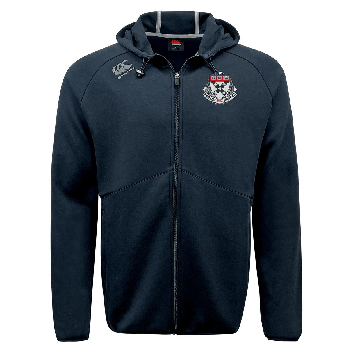 Harvard Business School RFC Tempo Vapodri Full-Zip Hoodie by Canterbury
