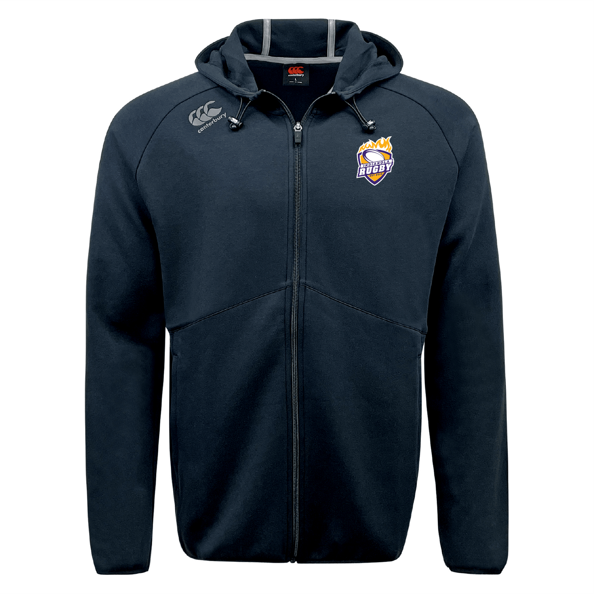 Indianola Rugby Tempo Vapodri Full-Zip Hoodie by Canterbury