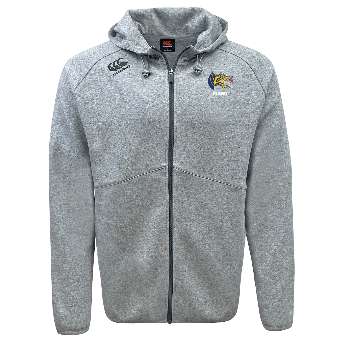 Drexel Rugby Tempo Vapodri Full-Zip Hoodie by Canterbury