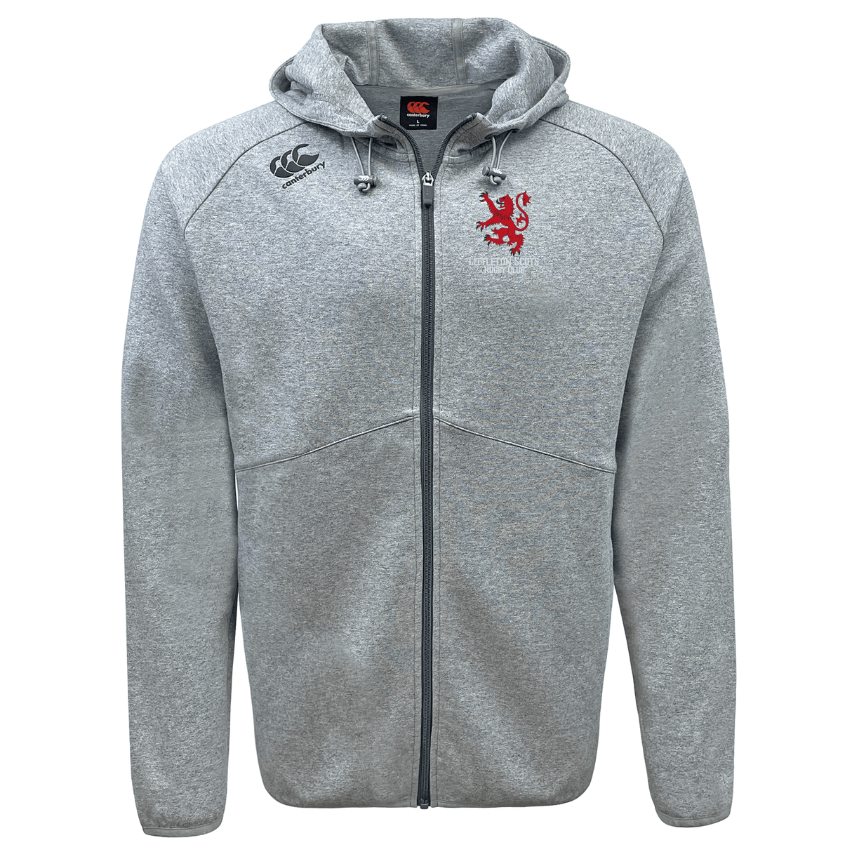 Littleton Scots Rugby Tempo Vapodri Full-Zip Hoodie by Canterbury