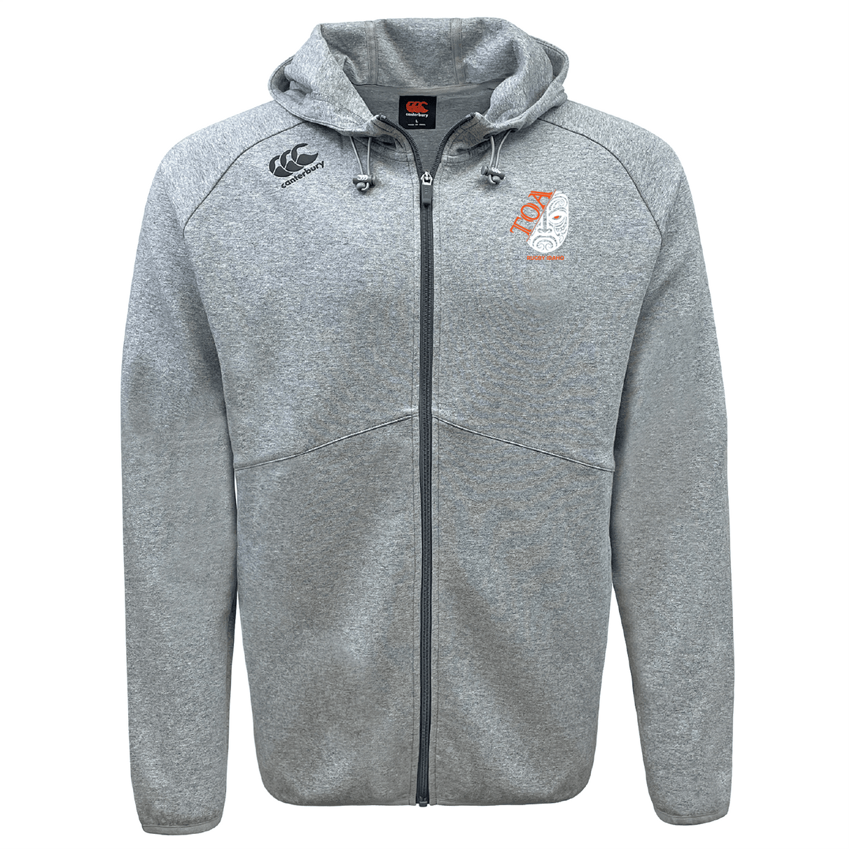 Toa Rugby Idaho Tempo Vapodri Full-Zip Hoodie by Canterbury