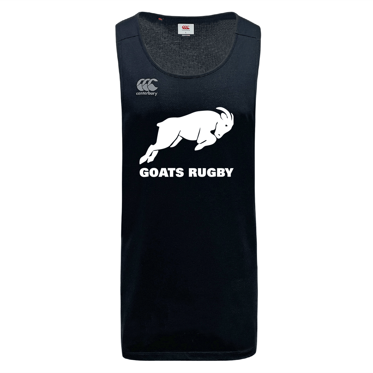 Omaha GOATS Rugby Tempo Vapodri Singlet by Canterbury