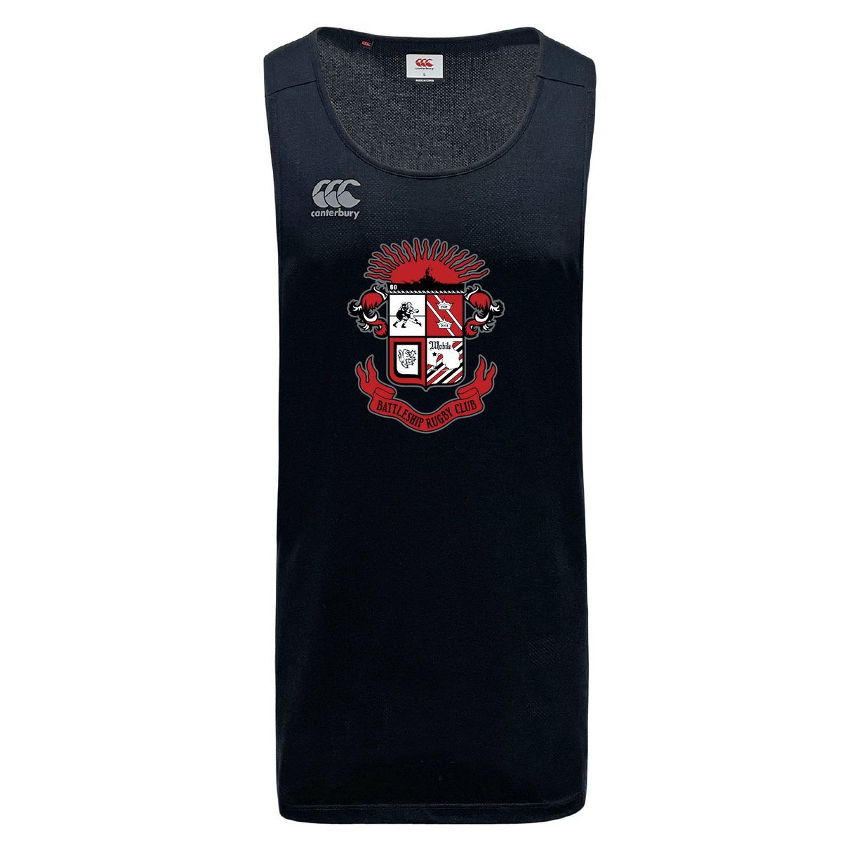 Battleship Rugby Club Tempo Vapodri Singlet by Canterbury
