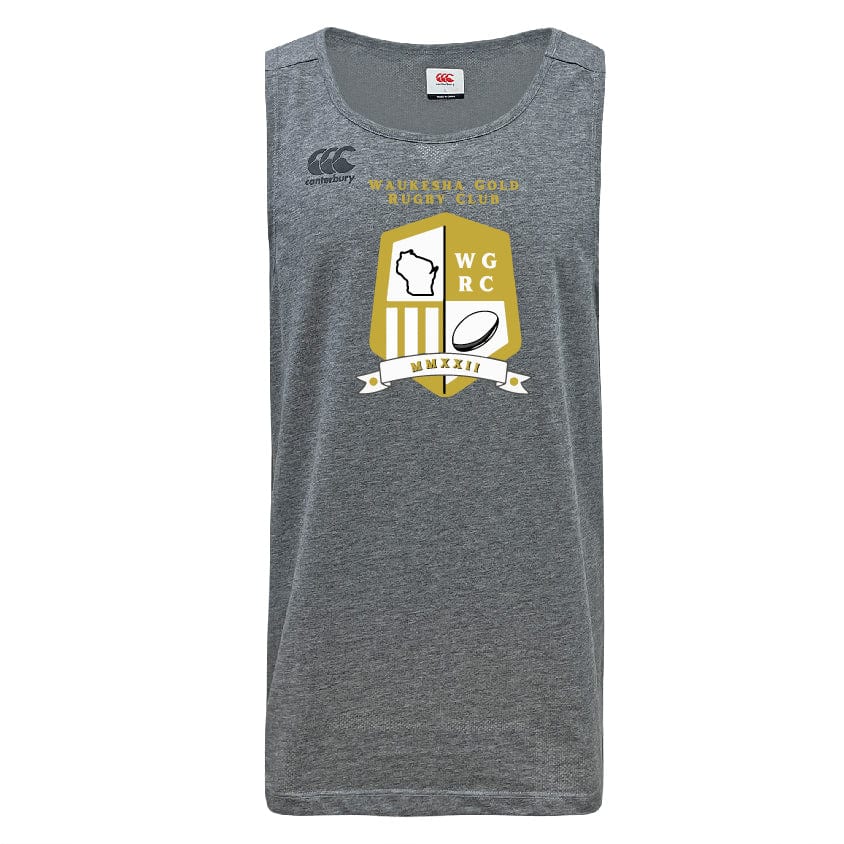 Waukesha Gold Rugby Tempo Vapodri Singlet by Canterbury